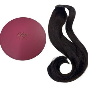 Luxy Hair 16” Dark Brown Ponytail Extension NIB